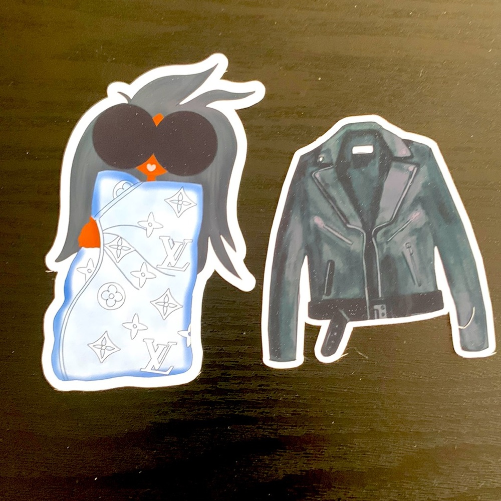 New Cute Designer Fashion Stickers